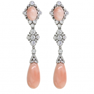 Angelskin Coral Earrings
