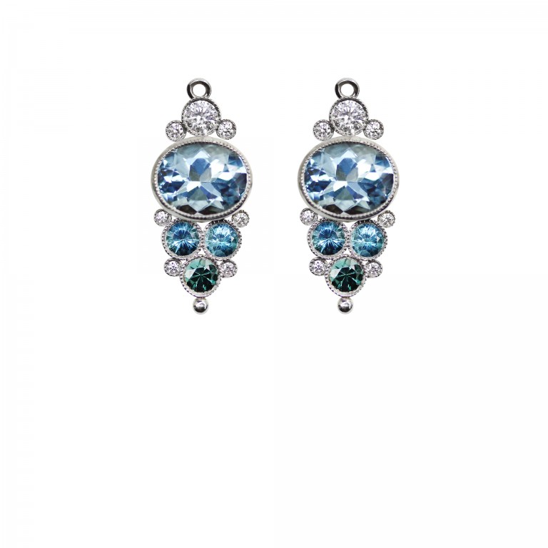 Aquamarine Blue-Green Tourmaline Bellies