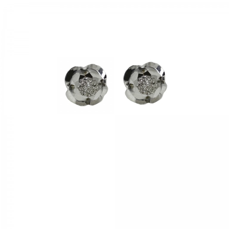 Pyrite Drusy Studs