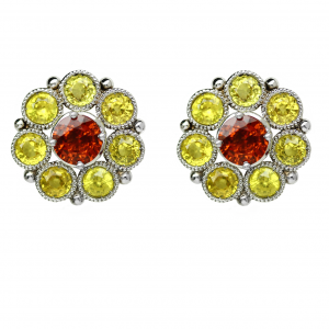yellow sapphire flower tops