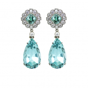 Aqua Earrings