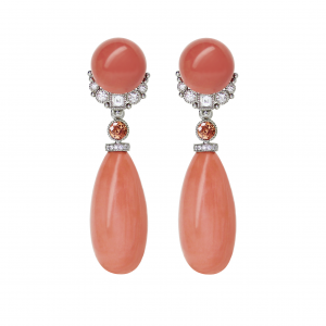 Red Coral Earrings